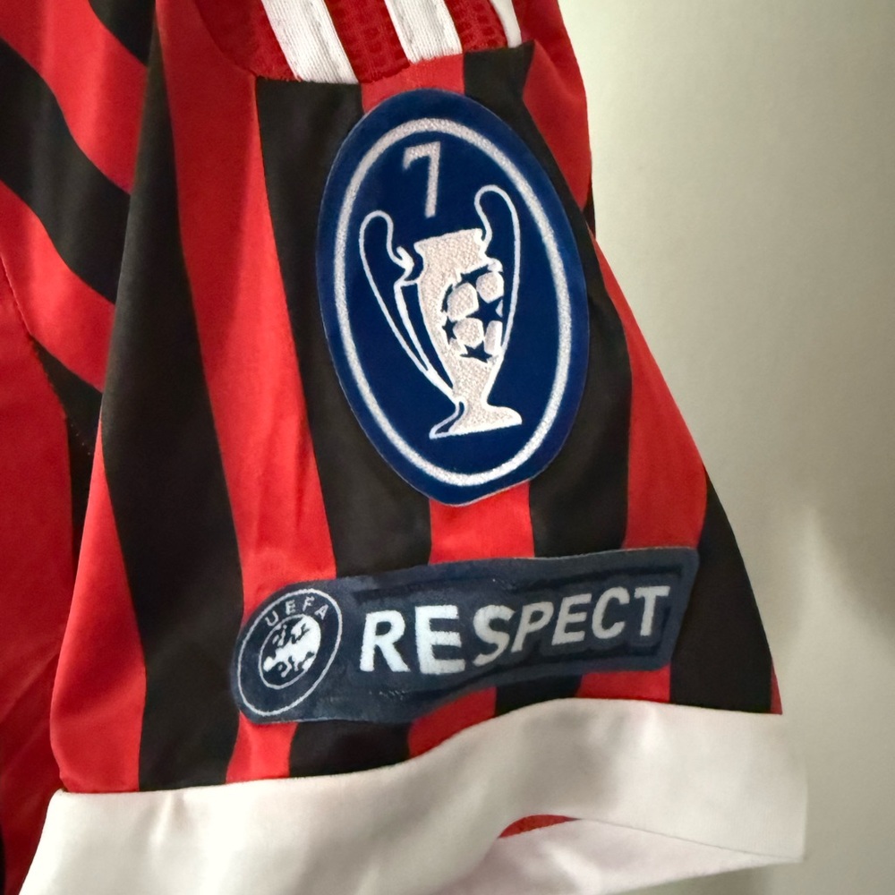Zlatan Ibrahimovic AC Milan Champions League New Men Retro Adidas Soccer Jersey - Picture 8 of 11